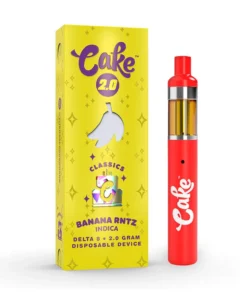 Cake Disposable Vape 2gram Delta 8 THC banana runtz