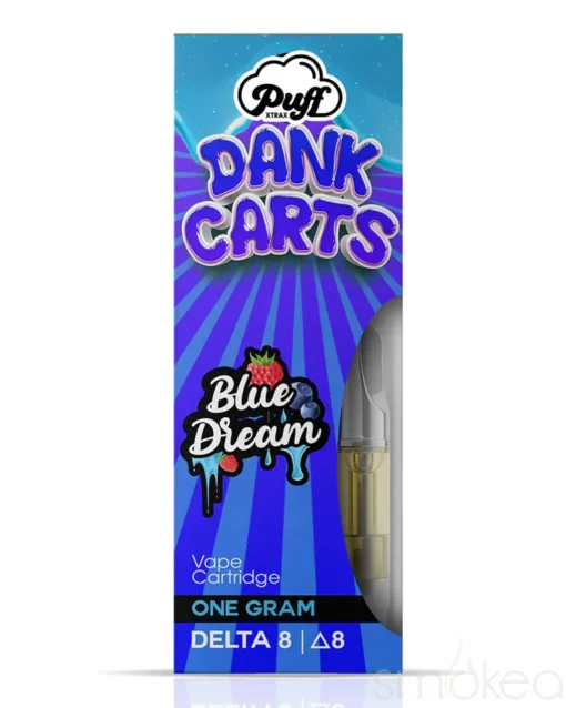 dank carts vape-cartridge-blue-dream-puff-xtrax-delta-8-