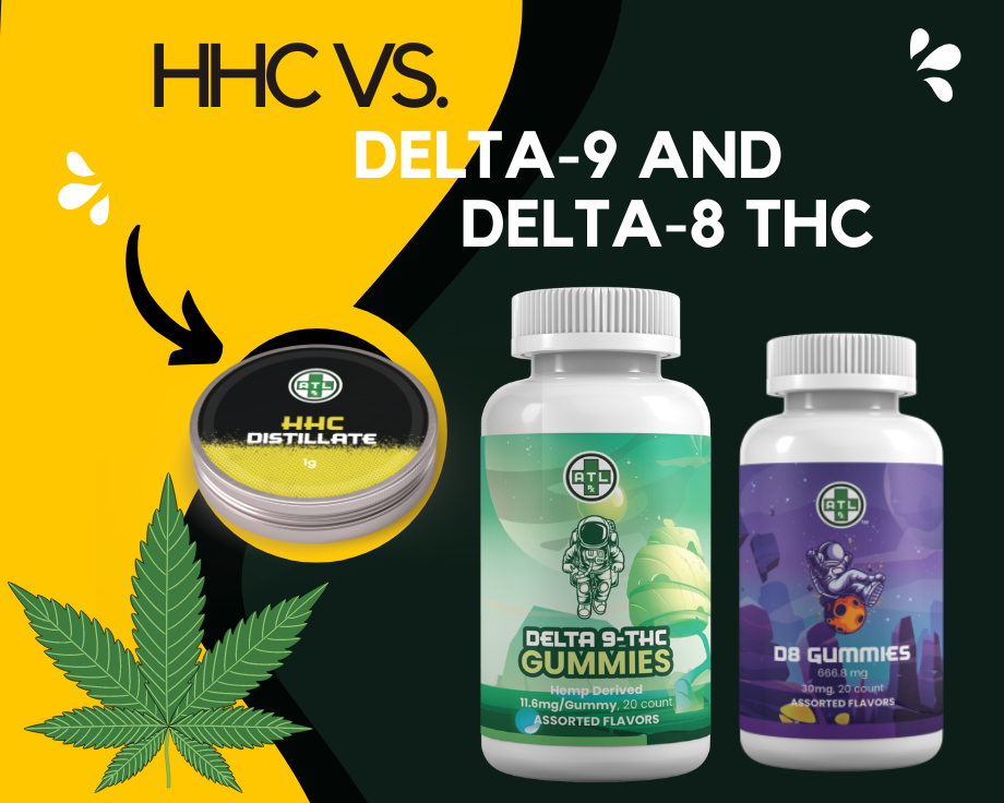 Delta-8 vs Delta-9 vs HHC