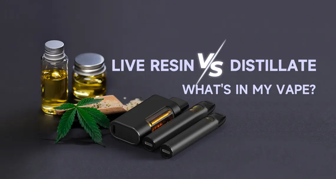 Live Resin vs Distillate Cartridges